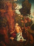 unknow artist The Penitent St Jerome in a landscape USA oil painting artist